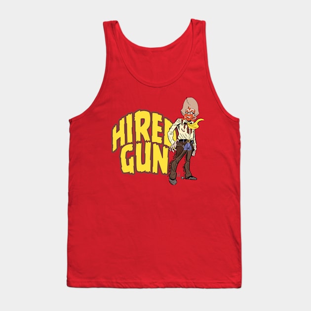 Hired Gun Tank Top by Mason Comics